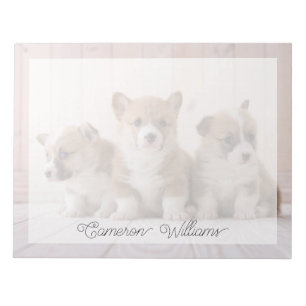 Kutest Baby Animals 3 Baby Corgis Notitieblok