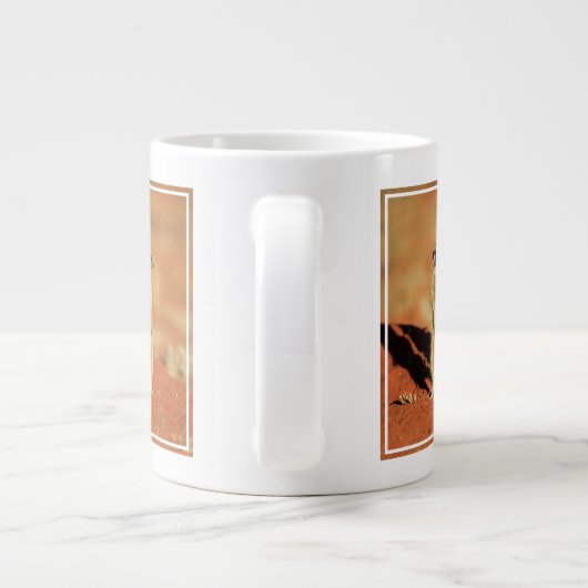 Kutest Baby Animals | 3 Meerkat Extra Grote Beker (Achterkant)