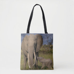 Kutest Baby Animals Amama-olifant met Baby Draagtas
