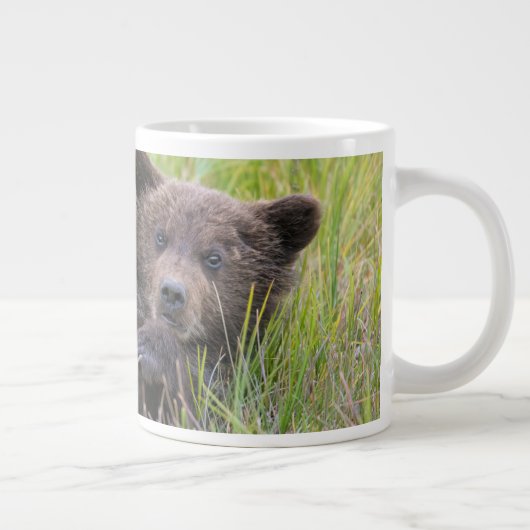 Kutest Baby Animals | Baby Bruine Beer Cub Extra Grote Beker (Rechts)