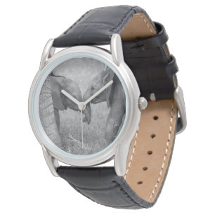 Kutest Baby Animals   Baby Elephants-groet Horloge