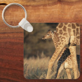 Kutest Baby Animals | Baby Giraffe en ouder Sleutelhanger (Voorkant)