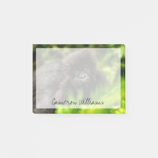 Kutest Baby Animals | Baby Mountain Gorilla Post-it® Notes (Voorkant)