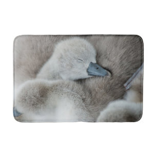 Kutest Baby Animals   Baby Mute Swan Badmat