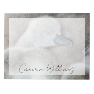 Kutest Baby Animals Baby Mute Swan Notitieblok