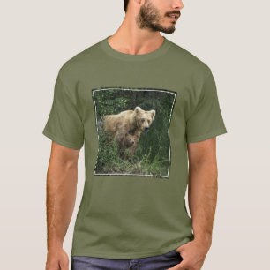Kutest Baby Animals Beer Mama Beer en haar kubus T-shirt
