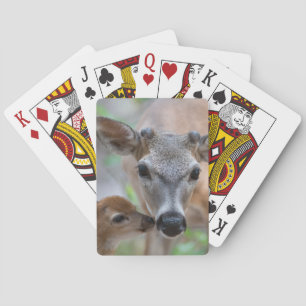 Kutest Baby Animals Belangrijke deer Stag & Fawn Pokerkaarten