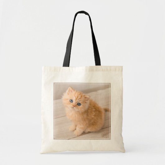 Kutest Baby Animals | British Longhair Kitten Tote Bag (Voorkant)