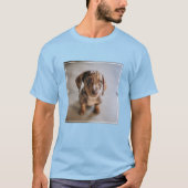 Kutest Baby Animals | Bruin Dachshund Puppy T-shirt (Voorkant)
