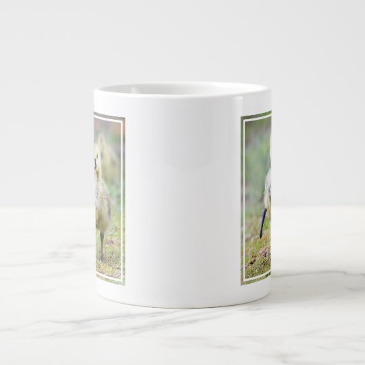 Kutest Baby Animals | Canadese Goose Goslings Extra Grote Beker (Voorkant)