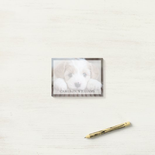Kutest Baby Animals | Cavashon Puppy Post-it® Notes (Op bureau)