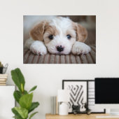 Kutest Baby Animals | Cavashon Puppy Poster (Thuiskantoor)