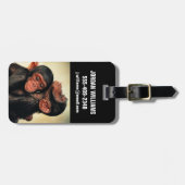 Kutest Baby Animals | Chimpansee Hug Bagagelabel (Voorkant horizontaal)