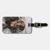 Kutest Baby Animals | Chocolade Dapple Dachshund Bagagelabel (Voorkant horizontaal)