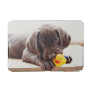 Kutest Baby Animals   Chocolade Labrador Puppy Badmat