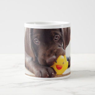 Kutest Baby Animals Chocolade Labrador Puppy Extra Grote Beker