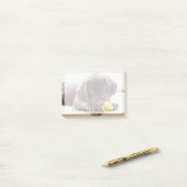 Kutest Baby Animals | Chocolade Labrador Puppy Post-it® Notes (Op bureau)