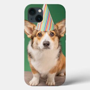 Kutest Baby Animals Corgi Birthday Puppy iPhone 13 Hoesje