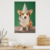 Kutest Baby Animals | Corgi Birthday Puppy Poster (Keuken)
