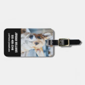 Kutest Baby Animals | Corgi Head Tilt Bagagelabel (Voorkant horizontaal)