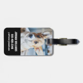 Kutest Baby Animals | Corgi Head Tilt Bagagelabel (Achterkant horizontaal)