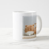 Kutest Baby Animals | Corgi & Plush Puppy Extra Grote Beker (Voorkant rechts)