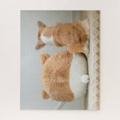 Kutest Baby Animals | Corgi & Plush Puppy Legpuzzel (Verticaal)