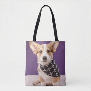 Kutest Baby Animals Corgi Puppy Skull Bandana Draagtas