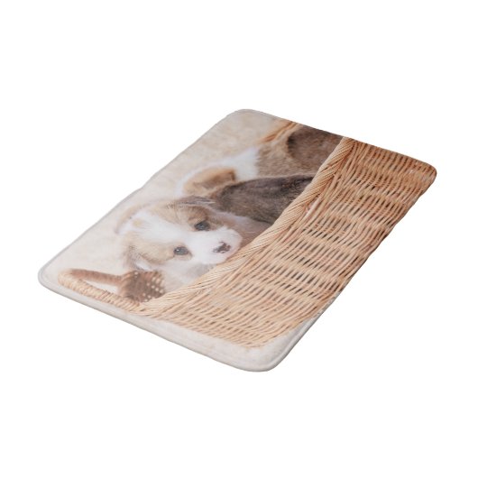 Kutest Baby Animals | Corgi Tiny Puppy Badmat (Gekanteld)