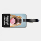 Kutest Baby Animals | Corgi Tongue Bagagelabel (Achterkant horizontaal)