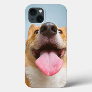 Kutest Baby Animals Corgi Tongue iPhone 13 Hoesje