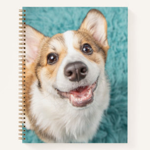 Kutest Baby Animals Cute Corgi Puppy Smile Notitieboek