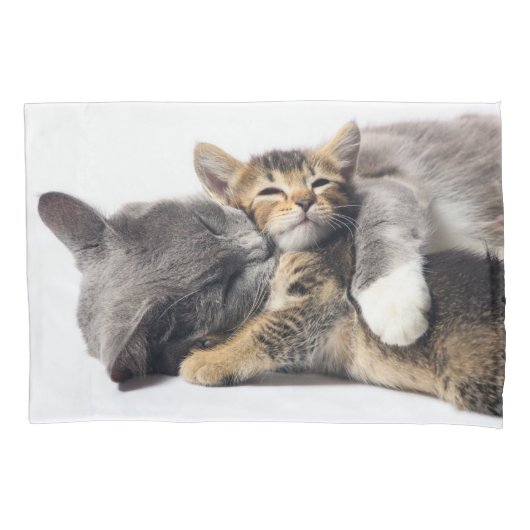Kutest Baby Animals | Cute Kitten Hug Kussensloop (Voorkant)