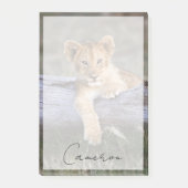 Kutest Baby Animals | Cute Lion Cub Post-it® Notes (Voorkant)