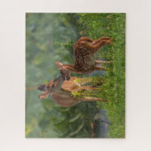 Kutest Baby Animals | Deer en Baby Legpuzzel (Verticaal)