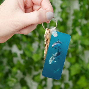 Kutest Baby Animals   Dolfijnenfamilie Sleutelhanger