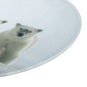 Kutest Baby Animals | Drie jonge Polar-Beren Snijplank (Hoek)