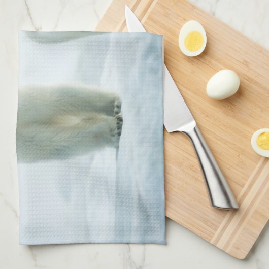 Kutest Baby Animals | Drie jonge Polar-Beren Theedoek (Quarter Fold)