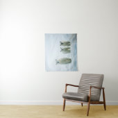 Kutest Baby Animals | Drie jonge Polar-Beren Wandkleed (In situ)