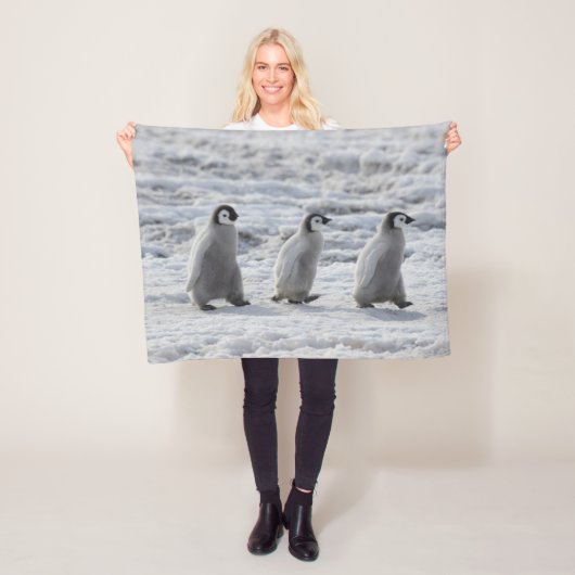 Kutest Baby Animals | Drie keizerhaaien Fleece Deken (In situ)