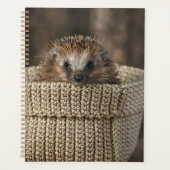 Kutest Baby Animals | Egel in een mand Planner (Voorkant)