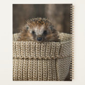 Kutest Baby Animals | Egel in een mand Planner (Achterkant)