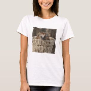 Kutest Baby Animals Egel in een mand T-shirt