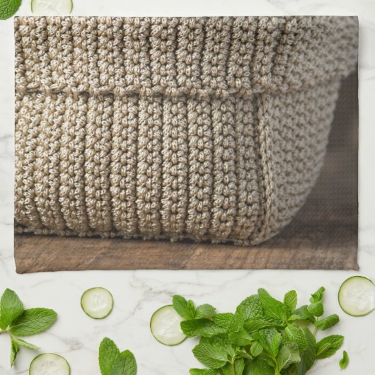 Kutest Baby Animals | Egel in een mand Theedoek (Gevouwen)