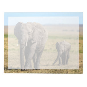 Kutest Baby Animals Elephant Moeder & Baby Notitieblok