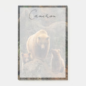 Kutest Baby Animals | Familie bruin Beer Post-it® Notes (Voorkant)