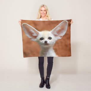 Kutest Baby Animals Fennec Fox Pup Fleece Deken