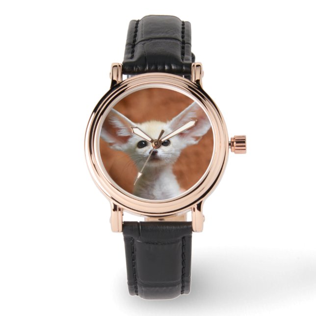 Kutest Baby Animals | Fennec Fox Pup Horloge (Voorkant)