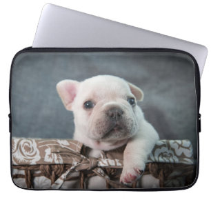 Kutest Baby Animals   Franse Bulldog Laptop Sleeve