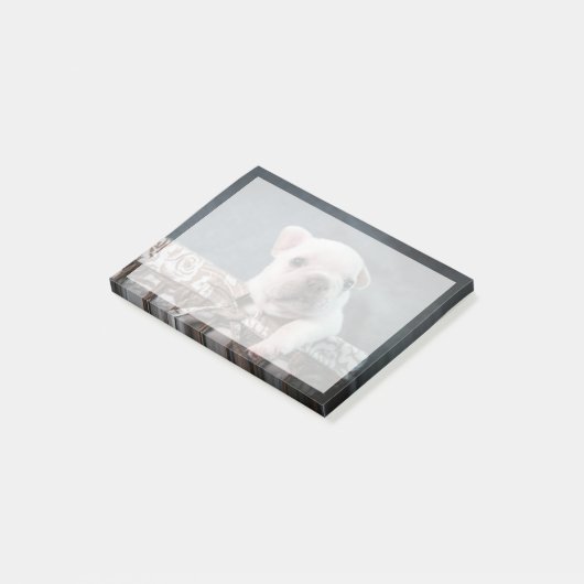 Kutest Baby Animals | Franse Bulldog Post-it® Notes (Schuin)